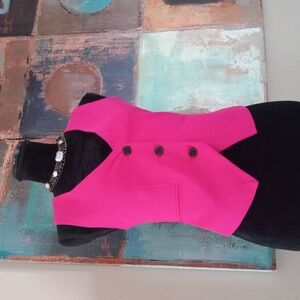 Nine West Fuchsia Pink Vest Size XS NWOT